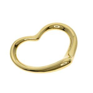 TIFFANY & CO. Heart Pendant Top K18 Yellow Gold